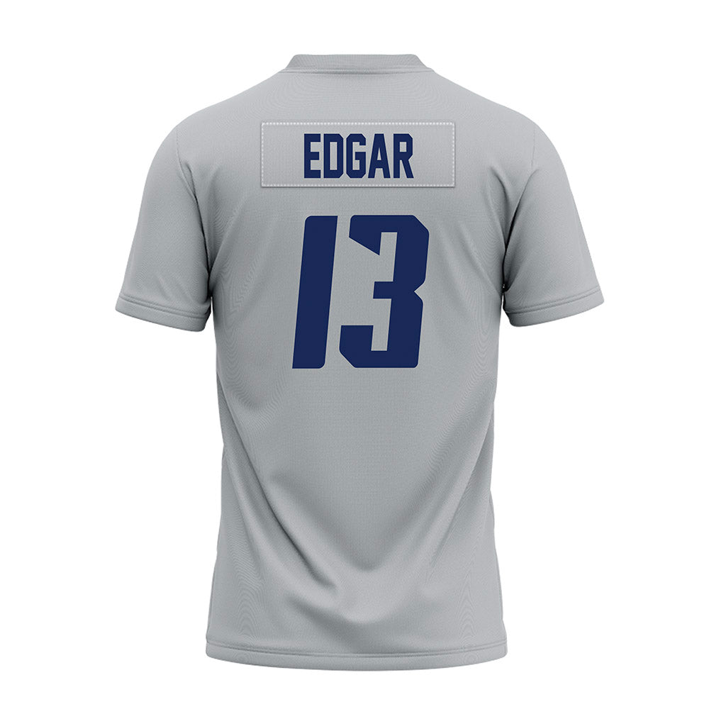 Rice - NCAA Football : Christian Edgar - Mid Grey Premium Football Jersey