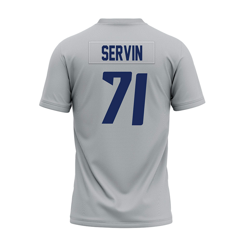 Rice - NCAA Football : Clay Servin - Mid Grey Premium Football Jersey