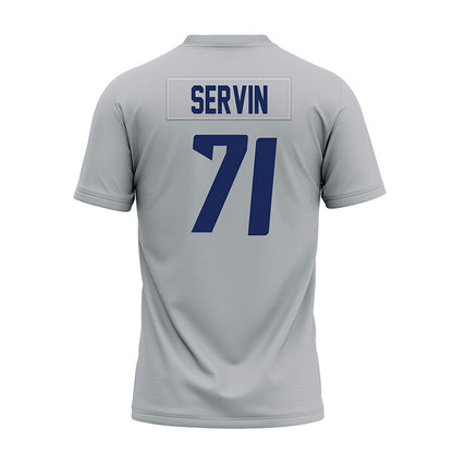 Rice - NCAA Football : Clay Servin - Mid Grey Premium Football Jersey