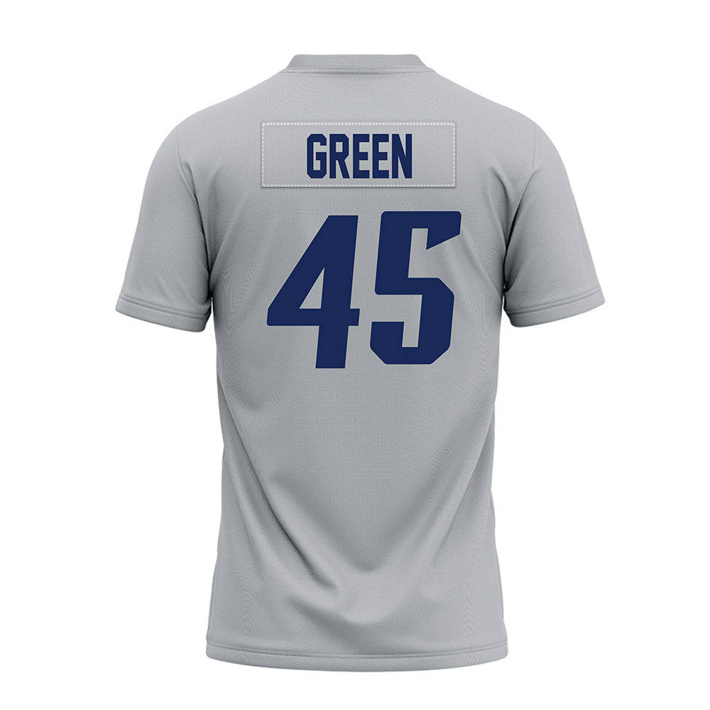 Rice - NCAA Football : Demone Green - Mid Grey Premium Football Jersey