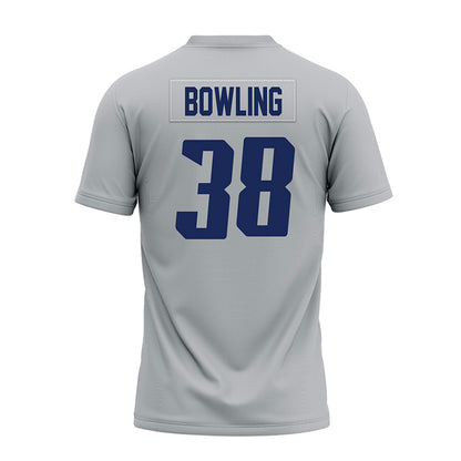 Rice - NCAA Football : Shepherd Bowling - Mid Grey Premium Football Jersey-1