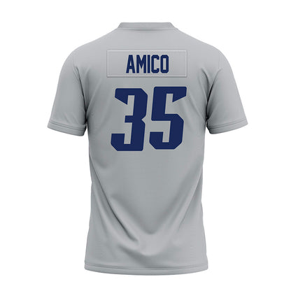 Rice - NCAA Football : Michael Amico - Mid Grey Premium Football Jersey