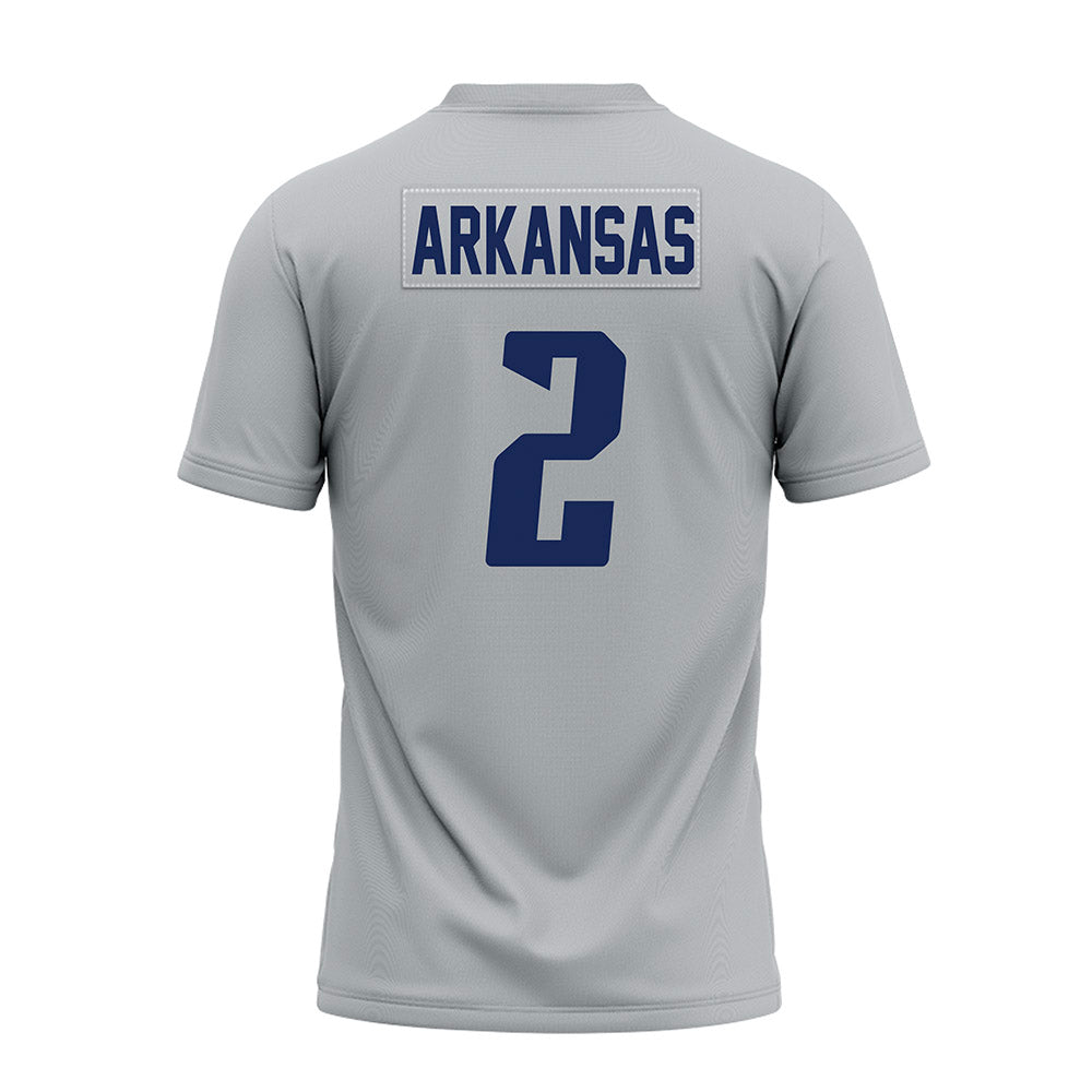 Rice - NCAA Football : DJ Arkansas - Mid Grey Premium Football Jersey