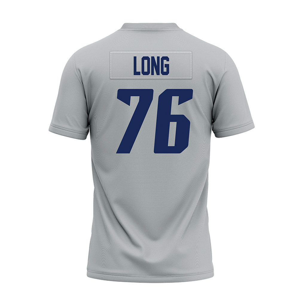 Rice - NCAA Football : John Long - Mid Grey Premium Football Jersey