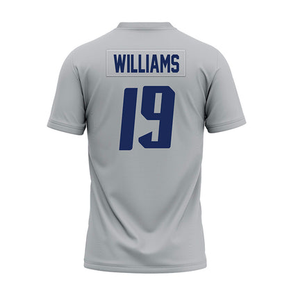 Rice - NCAA Football : Jeremiah Williams - Mid Grey Premium Football Jersey-1