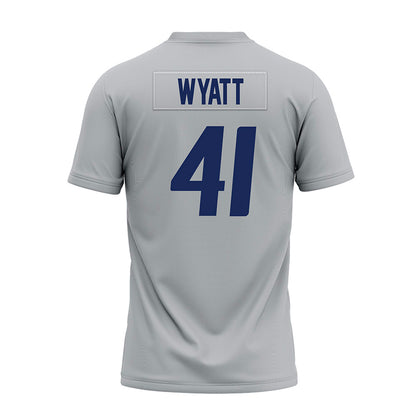 Rice - NCAA Football : Plae Wyatt - Mid Grey Premium Football Jersey-1