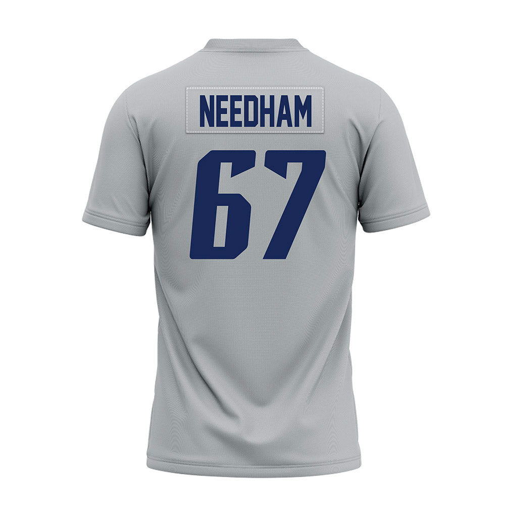 Rice - NCAA Football : Luke Needham - Mid Grey Premium Football Jersey-1