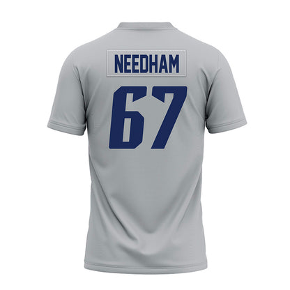 Rice - NCAA Football : Luke Needham - Mid Grey Premium Football Jersey-1