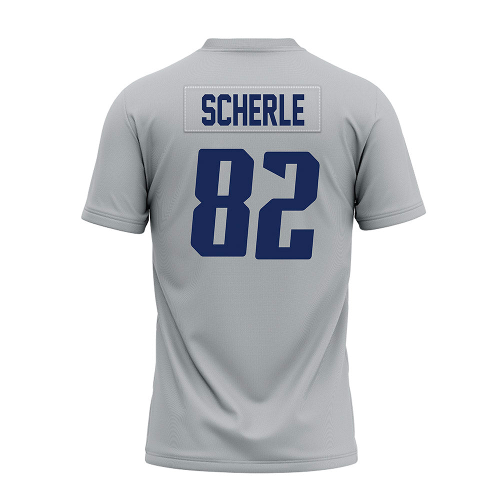 Rice - NCAA Football : Alexander Scherle - Mid Grey Premium Football Jersey-1