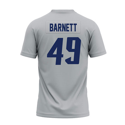 Rice - NCAA Football : Micah Barnett - Mid Grey Premium Football Jersey-1