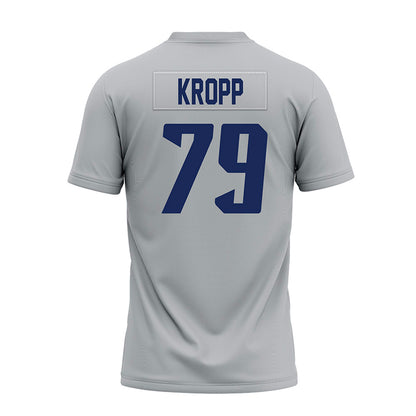 Rice - NCAA Football : Weston Kropp - Mid Grey Premium Football Jersey