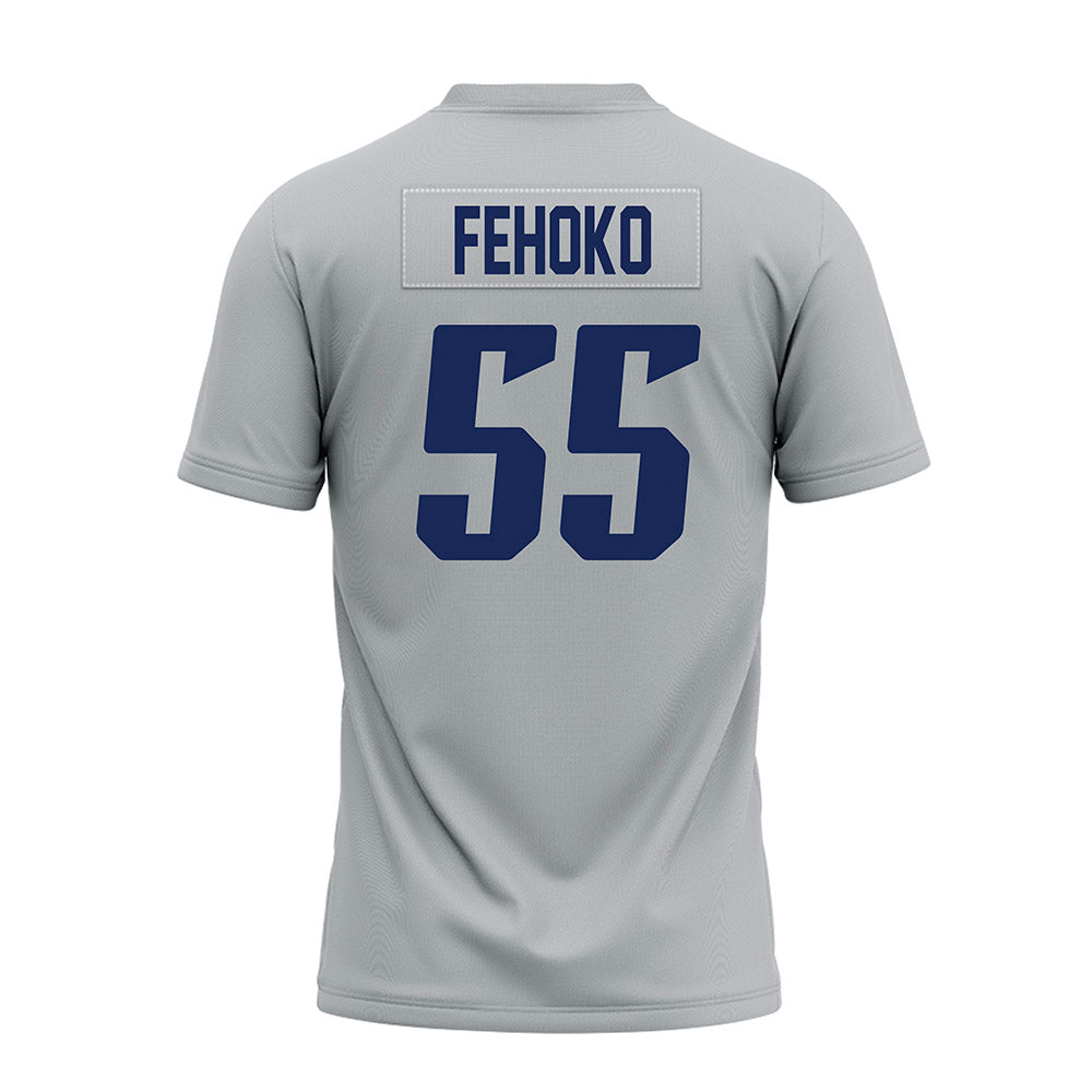 Rice - NCAA Football : Netane Fehoko - Mid Grey Premium Football Jersey-1