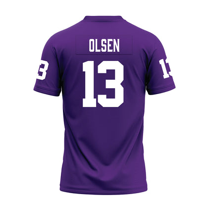 Furman - NCAA Football : Ian Olsen - Premium Football Jersey-1