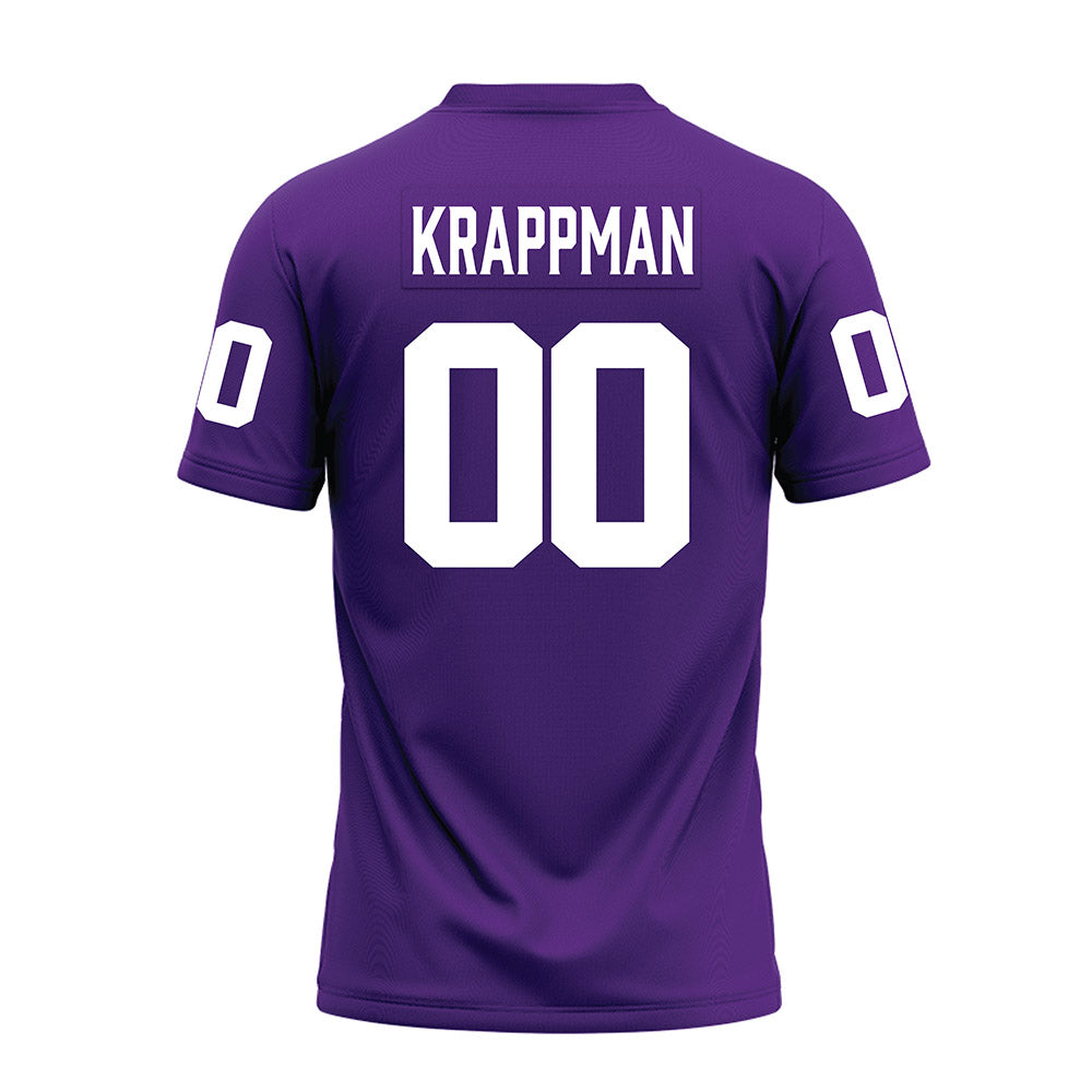 Furman - NCAA Football : Charlie Krappman - Premium Football Jersey-1