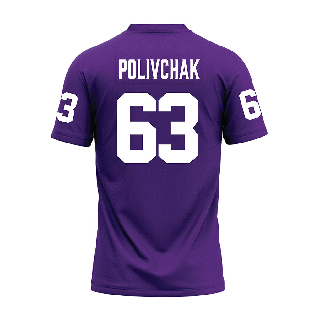 Furman - NCAA Football : Chase Polivchak - Premium Football Jersey-1