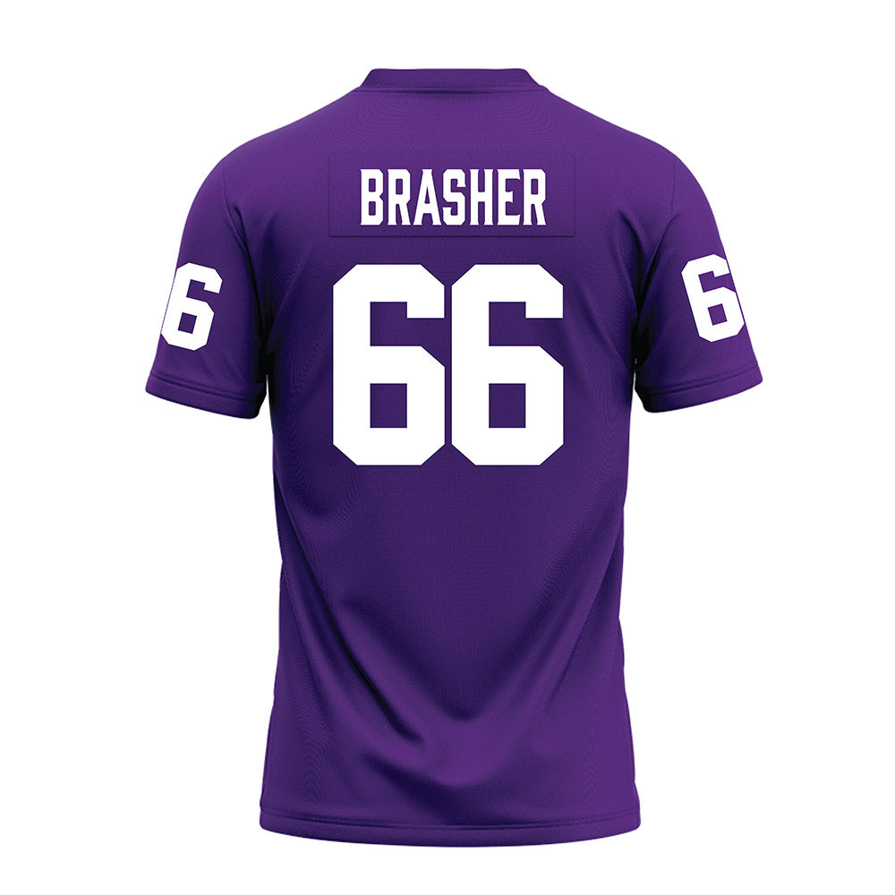 Furman - NCAA Football : Eli Brasher - Premium Football Jersey-1