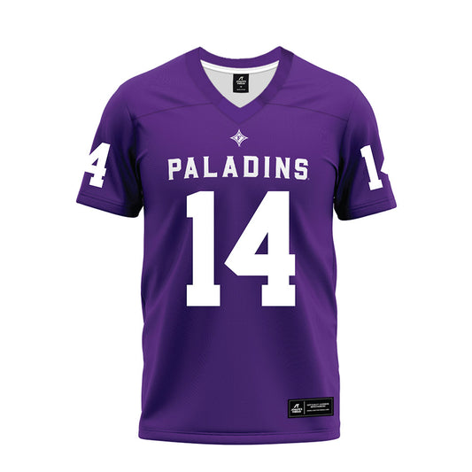 Furman - NCAA Football : Isaiah Davis - Premium Football Jersey-0