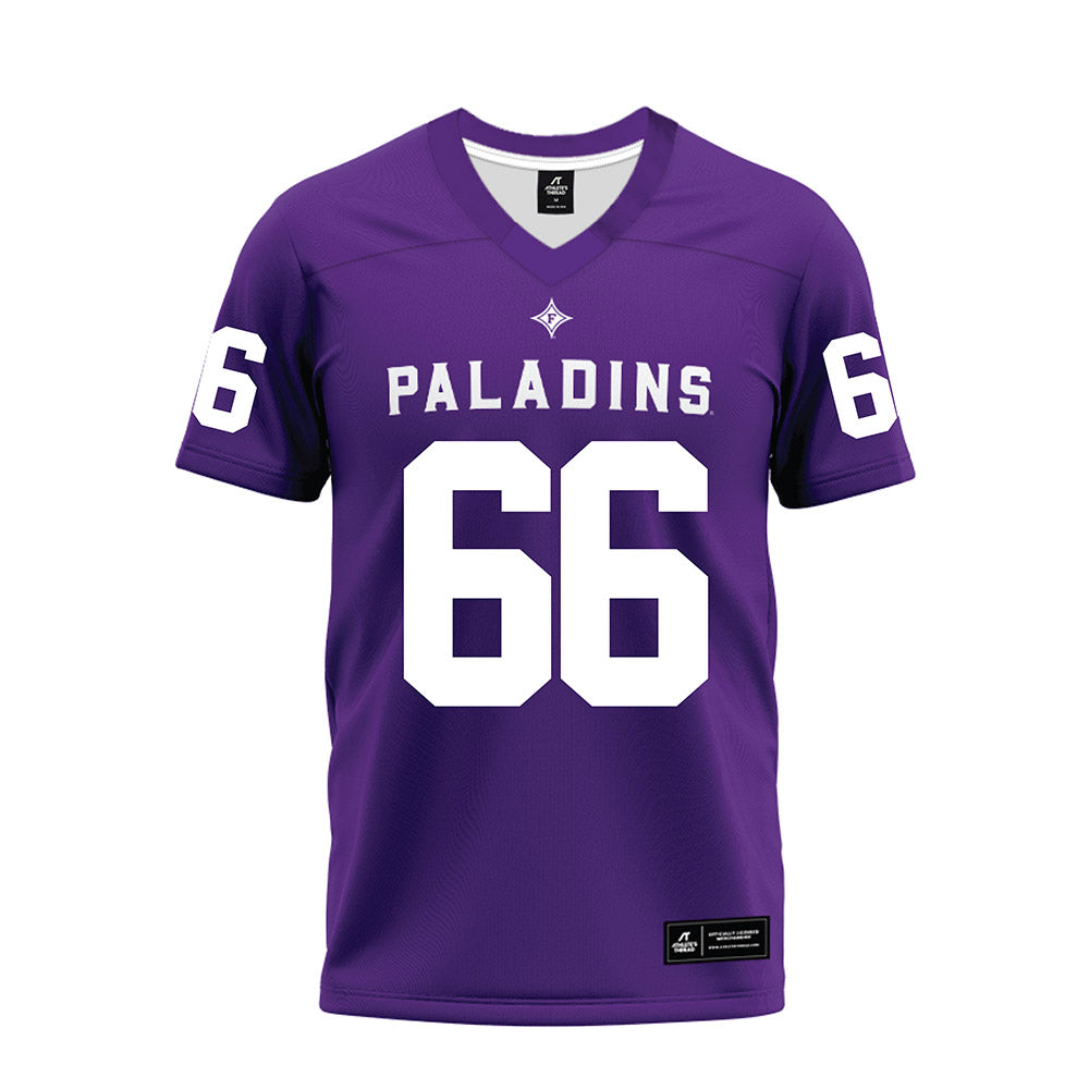 Furman - NCAA Football : Eli Brasher - Premium Football Jersey-0