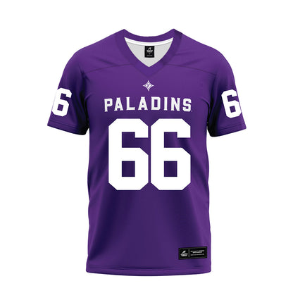 Furman - NCAA Football : Eli Brasher - Premium Football Jersey-0
