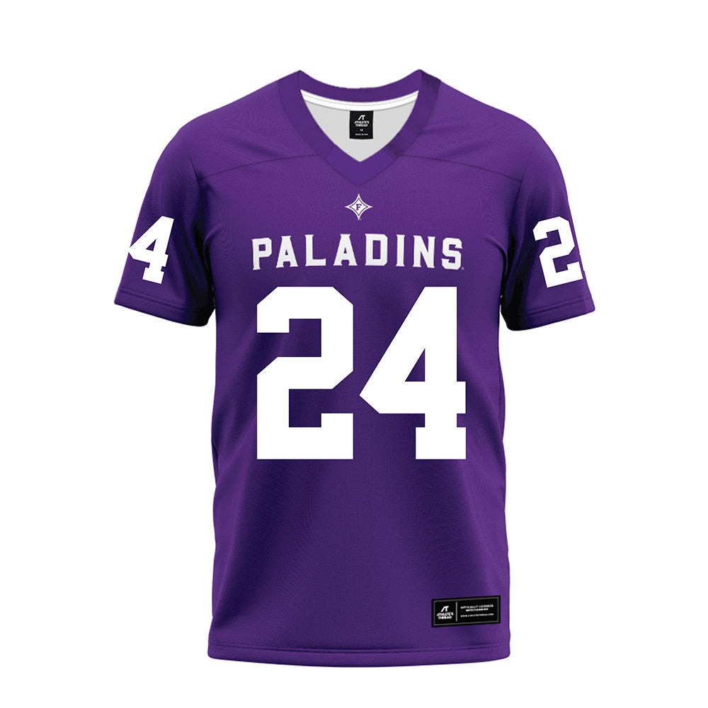 Furman - NCAA Football : Raleigh Herbert - Premium Football Jersey-0