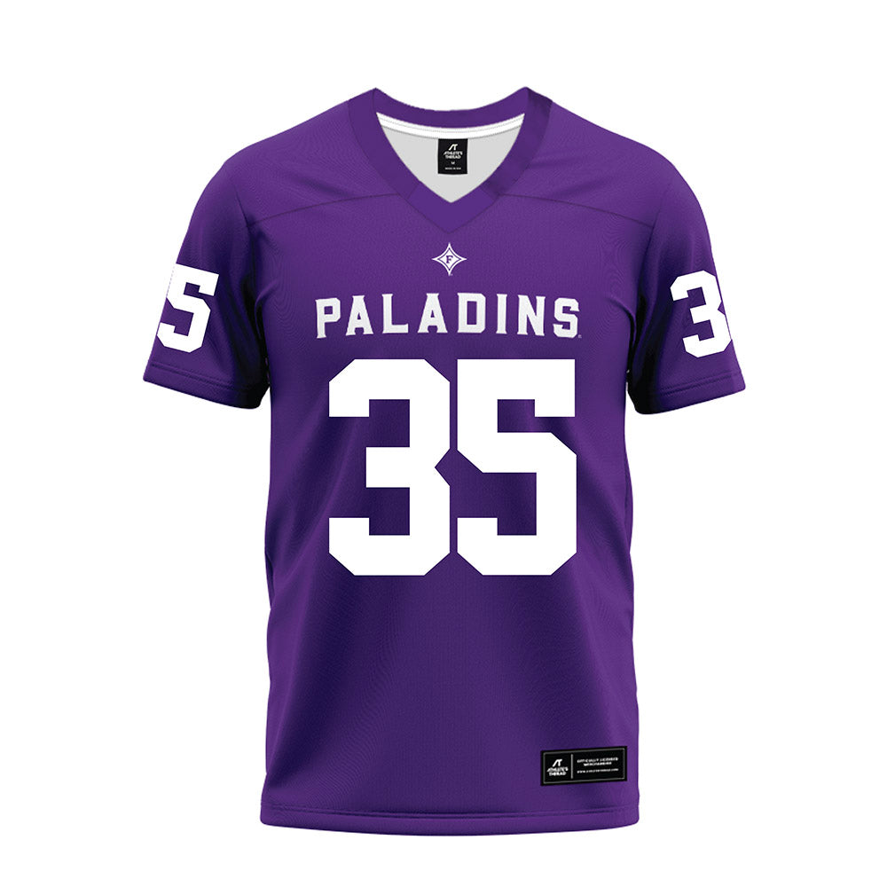 Furman - NCAA Football : Emmett Grzebin - Premium Football Jersey-0