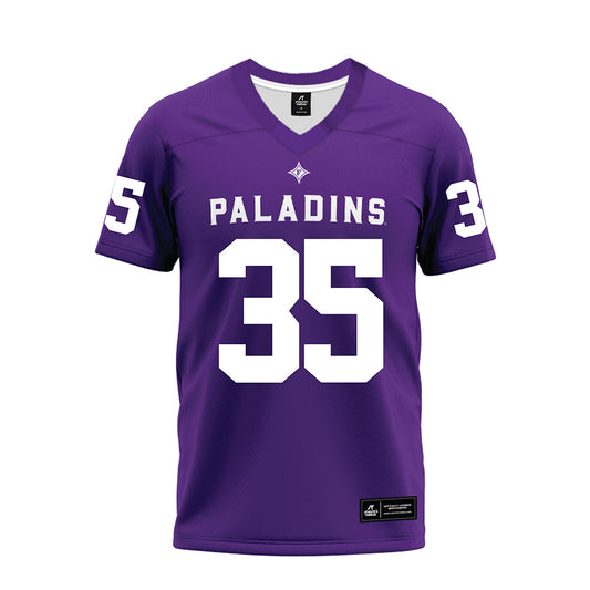 Furman - NCAA Football : Emmett Grzebin - Premium Football Jersey-0