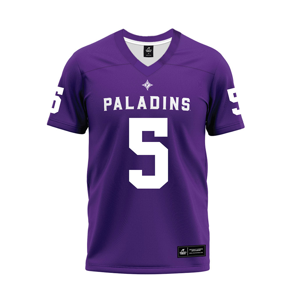 Furman - NCAA Football : Dylan Chiedo - Premium Football Jersey-0