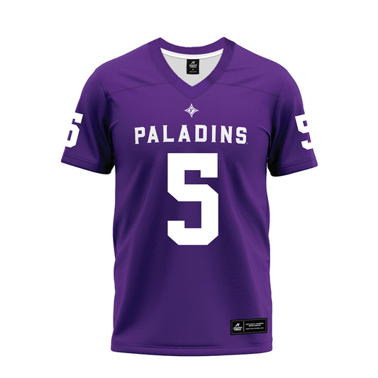 Furman - NCAA Football : Dylan Chiedo - Premium Football Jersey-0
