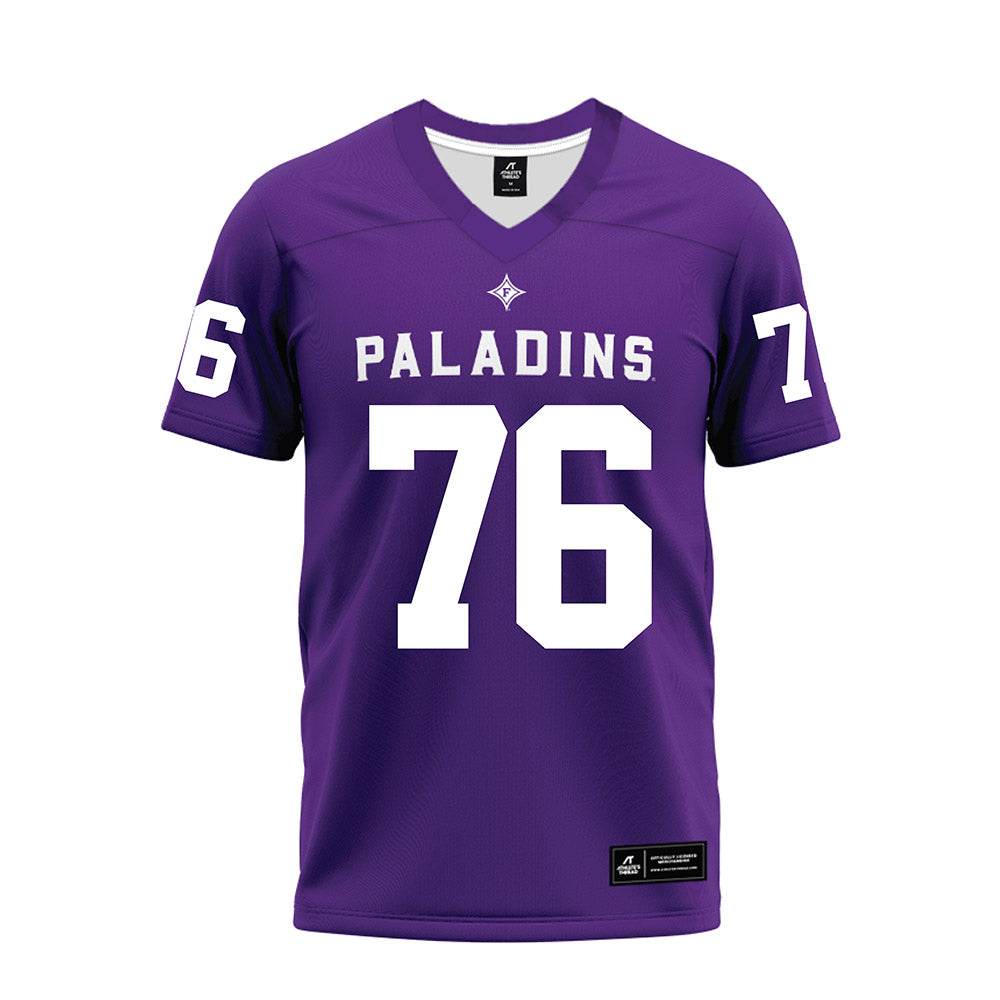 Furman - NCAA Football : Chase Gregorek - Premium Football Jersey-0