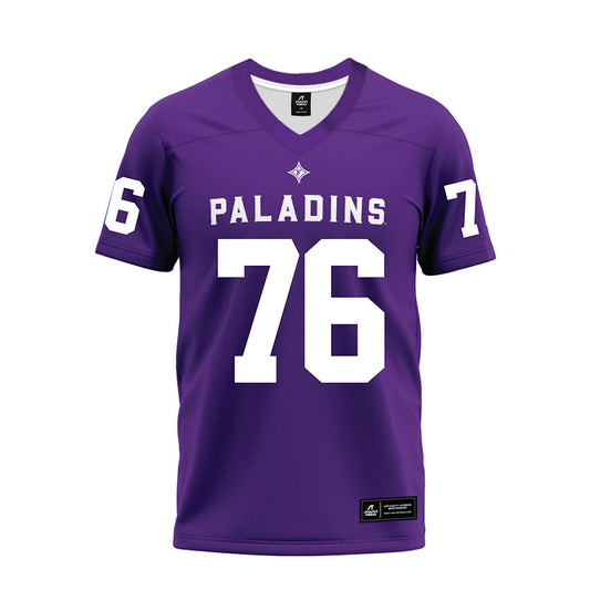 Furman - NCAA Football : Chase Gregorek - Premium Football Jersey-0
