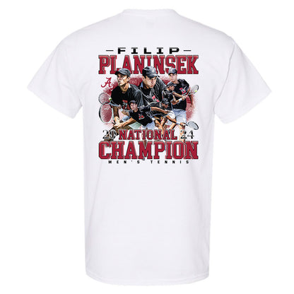 Alabama - NCAA Men's Tennis : Filip Planinsek - Player Collage T-Shirt