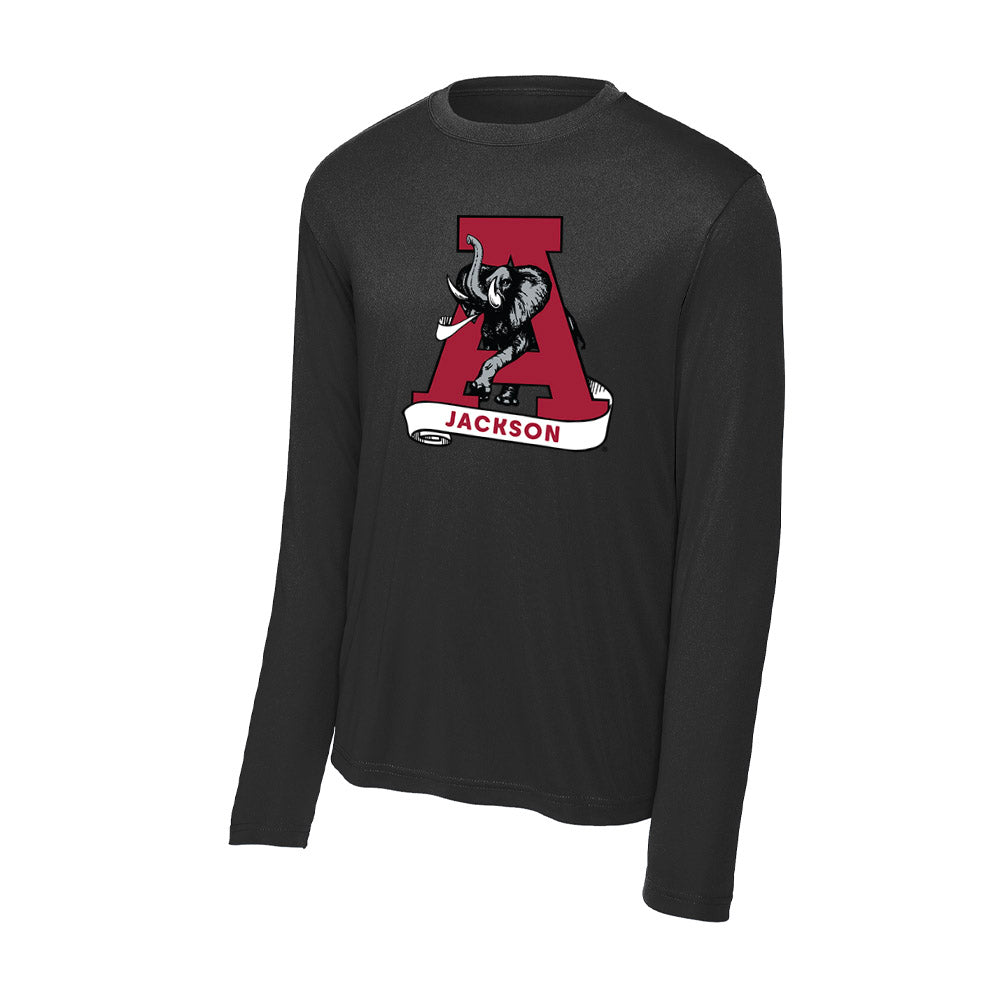 Alabama - NCAA Football : Ian Jackson - Activewear Long Sleeve T-Shirt-1