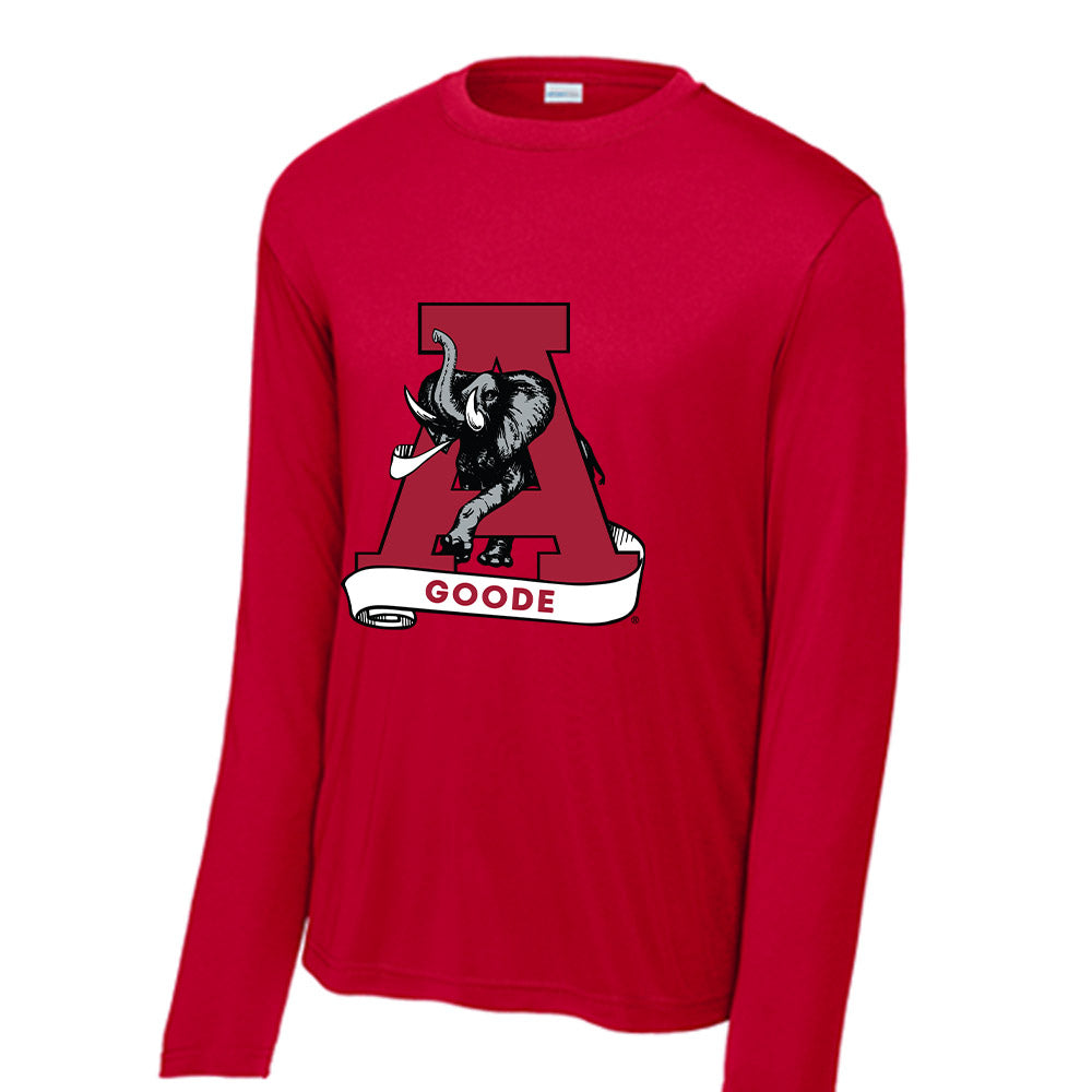 Alabama - Football Alumni : Pierre Goode - Activewear Long Sleeve T-Shirt