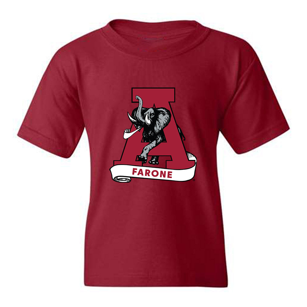 Alabama - NCAA Baseball : Greg Farone - Youth T-Shirt