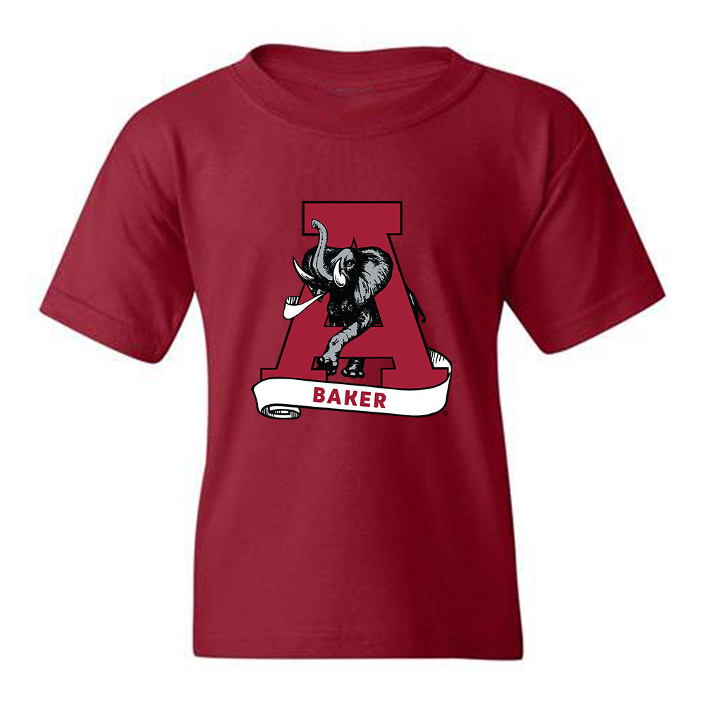 Alabama - NCAA Baseball : Jackson Baker - Youth T-Shirt