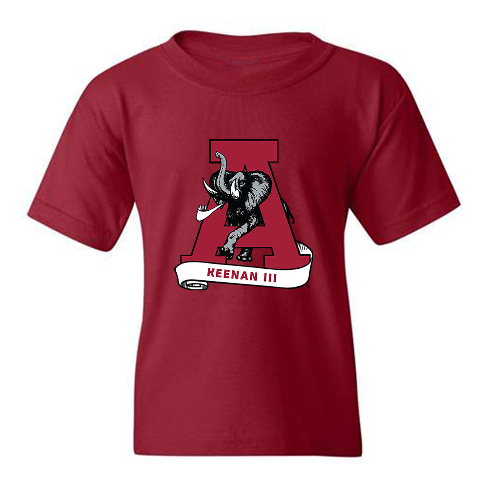 Alabama - NCAA Football : Tim Keenan III - Youth T-Shirt