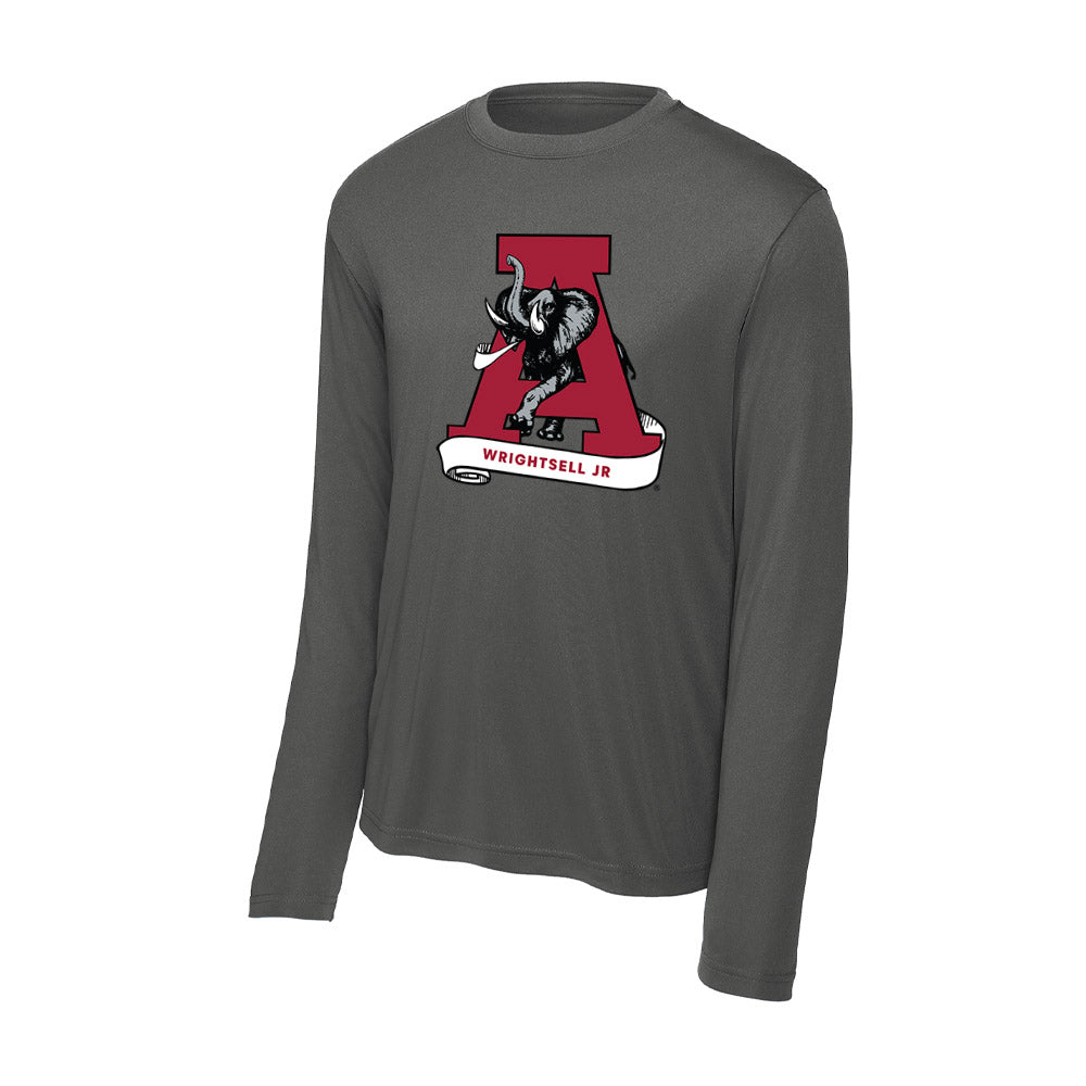 Alabama - NCAA Men's Basketball : Latrell Wrightsell Jr - Activewear Long Sleeve T-Shirt-3