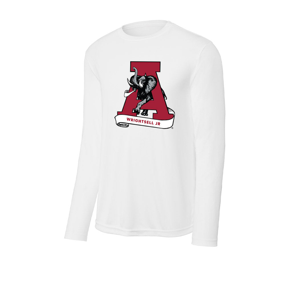 Alabama - NCAA Men's Basketball : Latrell Wrightsell Jr - Activewear Long Sleeve T-Shirt-1