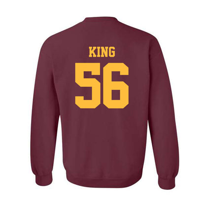 UMN Duluth - NCAA Football : Chris King - Classic Shersey Crewneck Sweatshirt-1