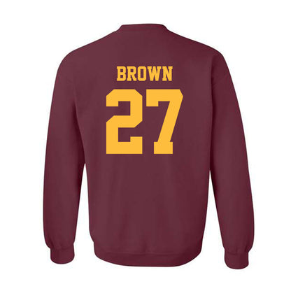 UMN Duluth - NCAA Baseball : Zak Brown - Classic Shersey Crewneck Sweatshirt-1