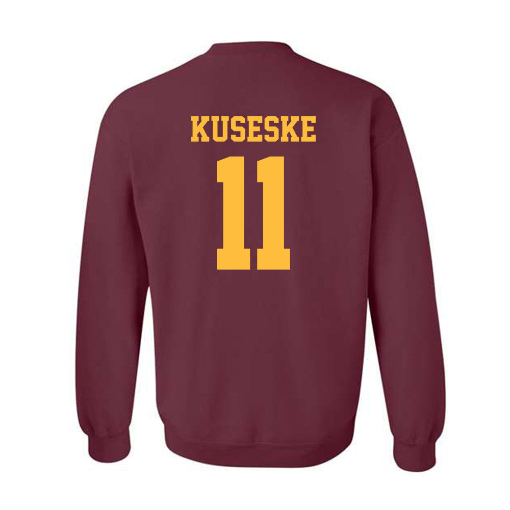 UMN Duluth - NCAA Baseball : Zach Kuseske - Classic Shersey Crewneck Sweatshirt-1