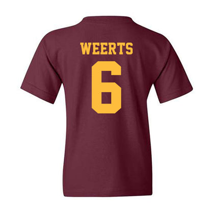 UMN Duluth - NCAA Football : Matthew Weerts - Classic Shersey Youth T-Shirt-1