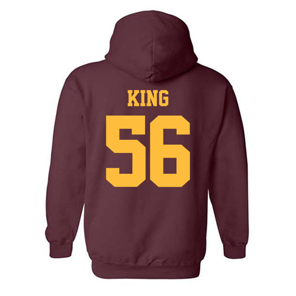 UMN Duluth - NCAA Football : Chris King - Classic Shersey Hooded Sweatshirt-1