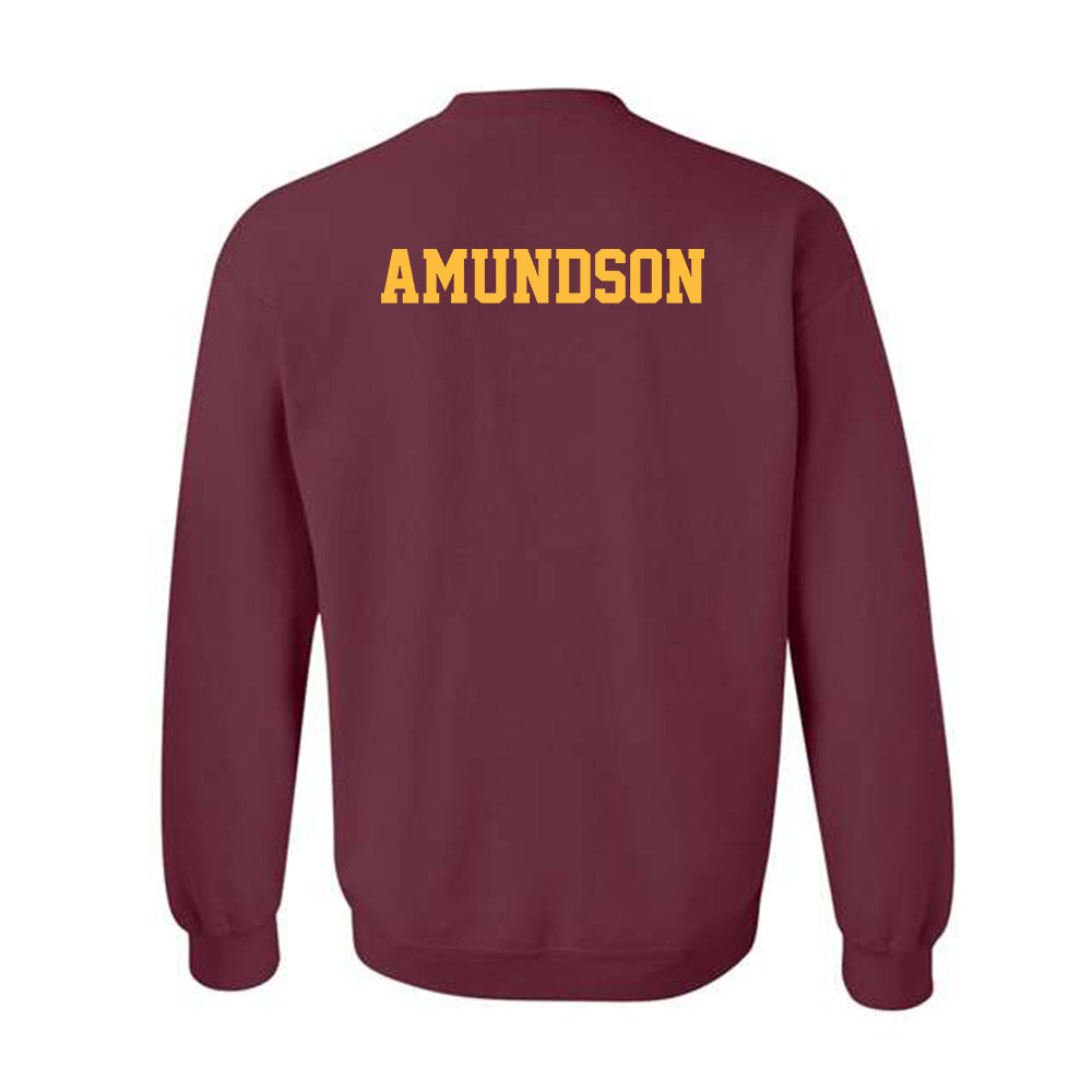 UMN Duluth - NCAA Men's Track & Field : Nathan Amundson - Classic Shersey Crewneck Sweatshirt-1