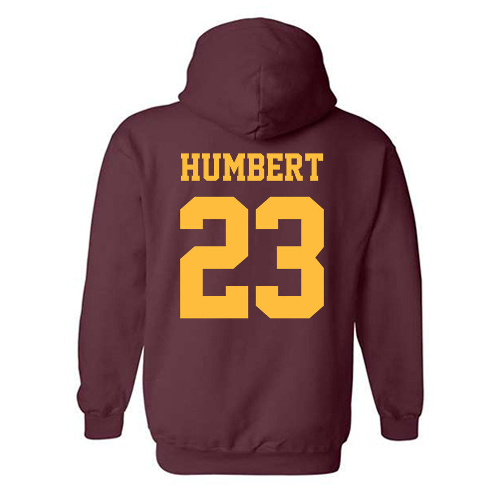 UMN Duluth - NCAA Football : Luke Humbert - Classic Shersey Hooded Sweatshirt-1