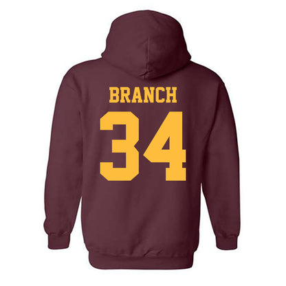 UMN Duluth - NCAA Football : Nate Branch - Classic Shersey Hooded Sweatshirt-1