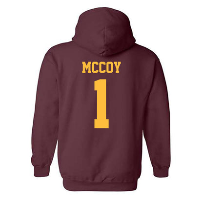 UMN Duluth - NCAA Football : Tyrone Mccoy - Classic Shersey Hooded Sweatshirt-1