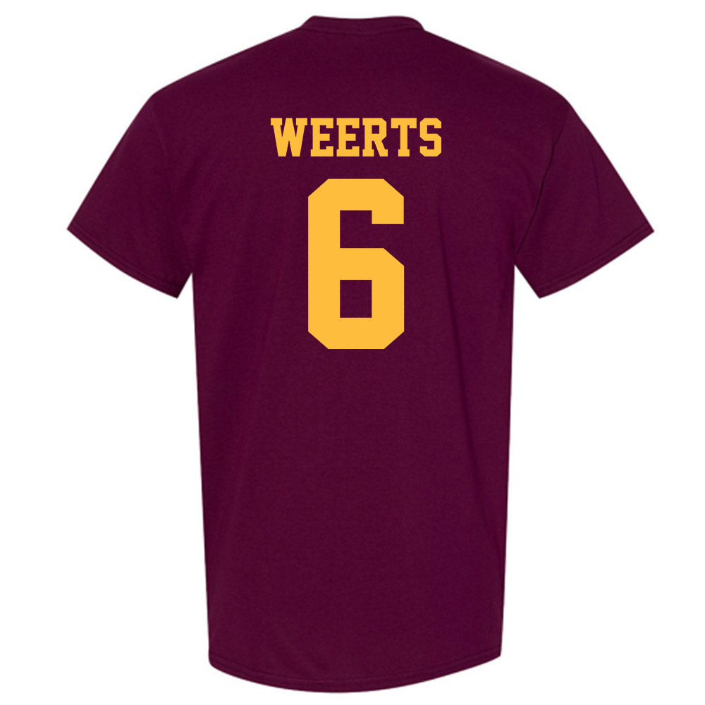 UMN Duluth - NCAA Football : Matthew Weerts - Classic Shersey T-Shirt-1