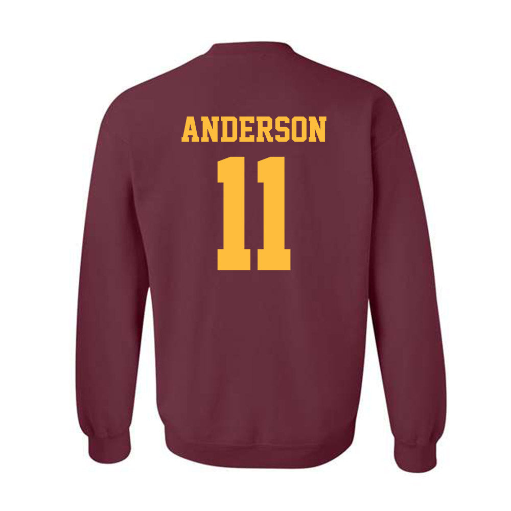 UMN Duluth - NCAA Men's Ice Hockey : Hunter Anderson - Classic Shersey Crewneck Sweatshirt-1