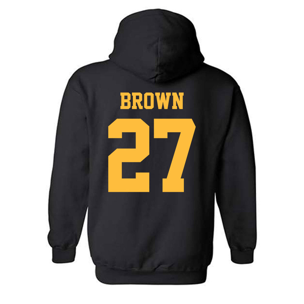 UMN Duluth - NCAA Baseball : Zak Brown - Classic Shersey Hooded Sweatshirt-1